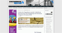 Desktop Screenshot of engenhariacivil.com